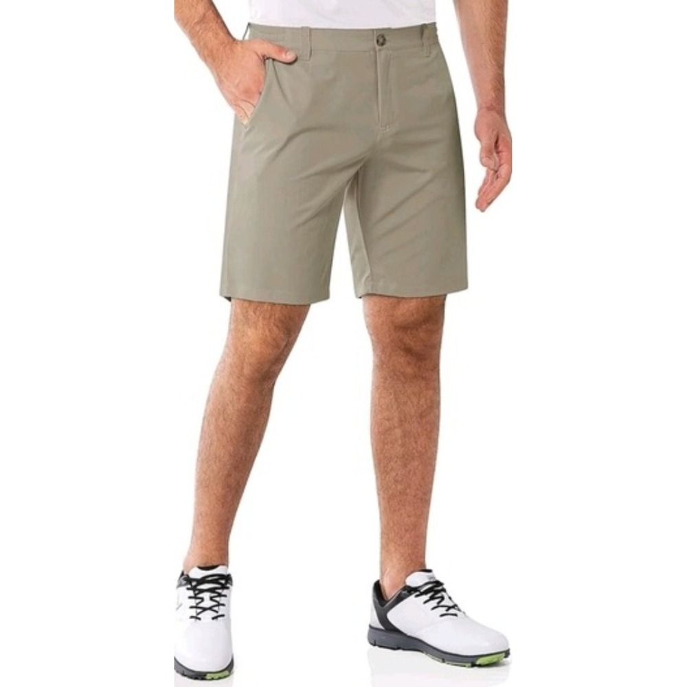 Betenly Bellingham Mens Golf Shorts Wheat Tan Stretc Performance Size 36 Vaca